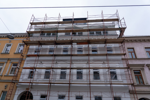Fassade in bearbeitung haberlgasse 1160